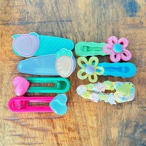 7 pieces Cute Colorful Hair Clip Set